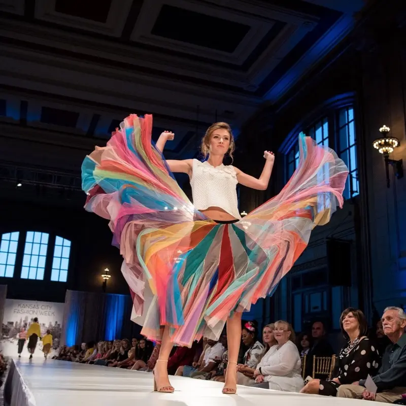 Rainbow sunshine skirt