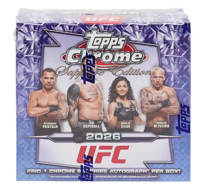 2026 Topps Chrome UFC Sapphire Edition Box
