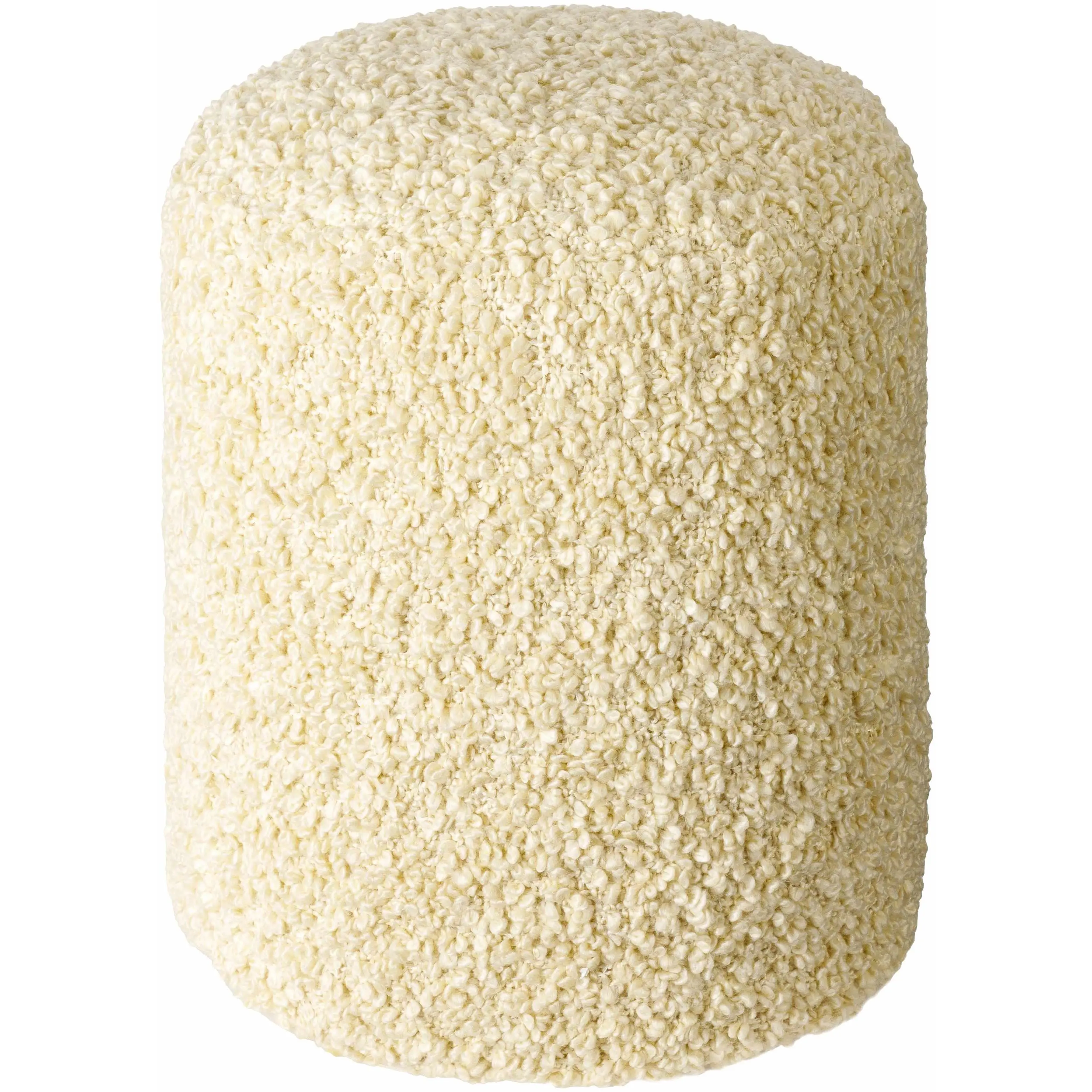 Kamarpukur Knitted Gray Cotton Pouf