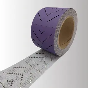 Purple sandpaper roll, paint removal, body filling molding, car repair and DIY fine edges