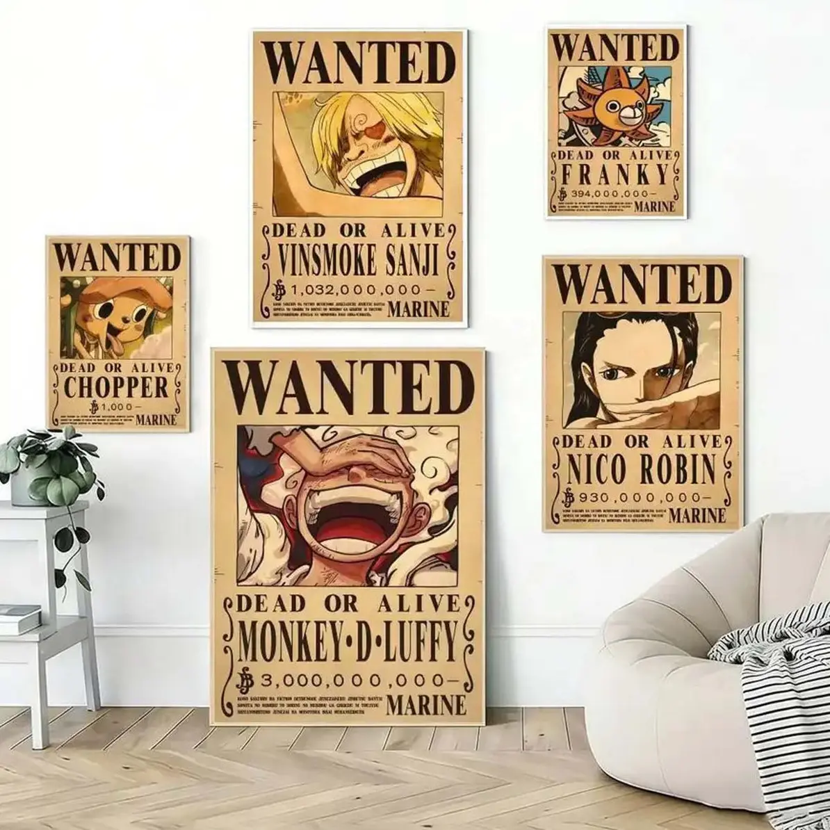 Anime Posters 1Pieces Luf_fy Wanted Marco Modern Living Room Decoration Paintings Print Art Unframed Gift Decor Wall Art Poster Unframed HD Print Home Office Decor Unique Trendy Christmas Gift