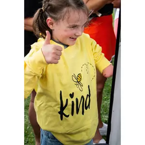 Adaptive Clothing Top Long-sleeve Bee Kind Print