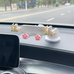 Cute Cartoon Design Car Phone Holder, Multifunctional Car Air Vent Phone Holder, Universal Car Interior Accessories for Women