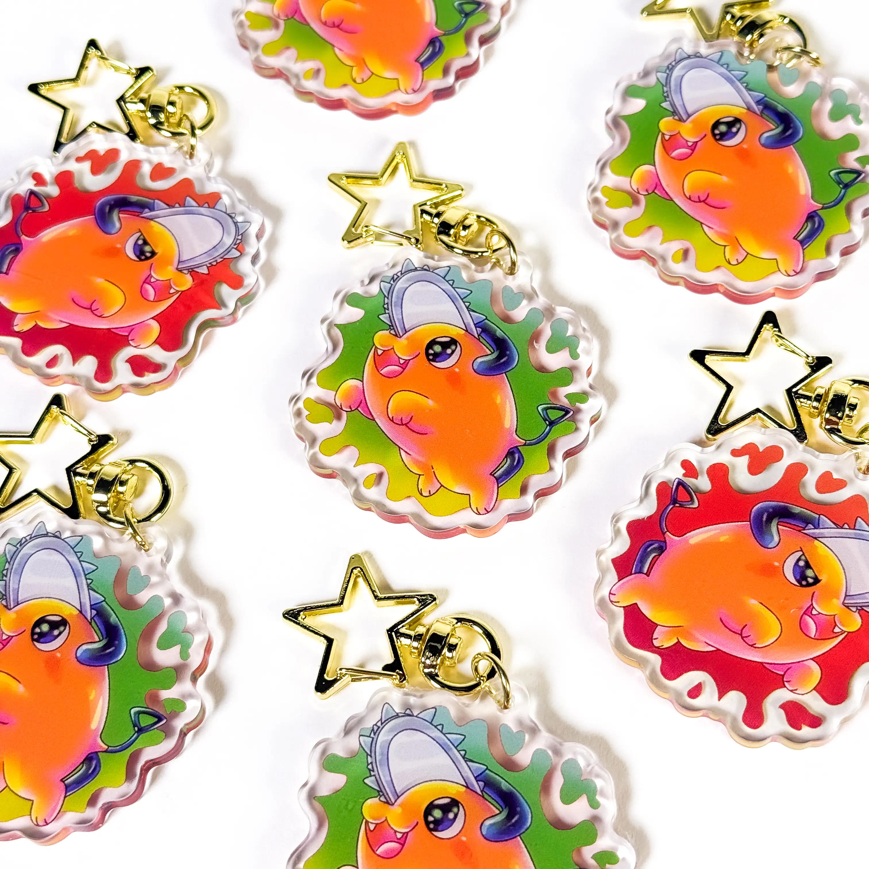 Chainsaw Man 2" Double Sided Acrylic Charm (Pochita)