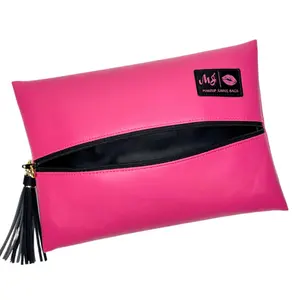 Makeup Junkie Bags - Pank - Handmade in Texas, Patented Lay-Flat Design, Lifetime Warranty