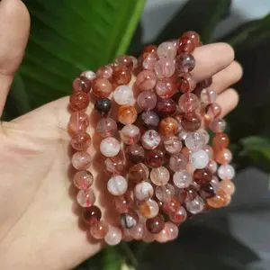 8mm Red Fire Quartz Bracelet