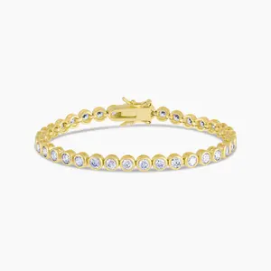 Bubble Bezel Tennis Bracelet