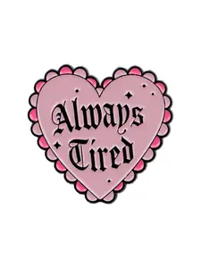 Heart Quote Alloy Brooch Pin, Unisex Fashion Accessory, Perfect for Backpacks, Briefcases, Party, Casual Style Jewelry, Jewellery, Love