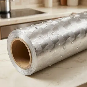 Self-Adhesive Kitchen Backsplash Tile Stickers, Waterproof Oil-Proof Heat Resistant Peel & Stick Wall Paper for Countertop Drawer Cabinet, Easy Removal No Residue, Instant Kitchen Makeover Upgrade