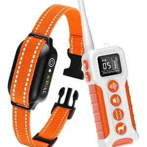 No Shock Dog Training Collar with Remote, 3300ft Range, Vibrating Dog Collar, 9 Style Tones, Suitable for Small Medium Large Dogs