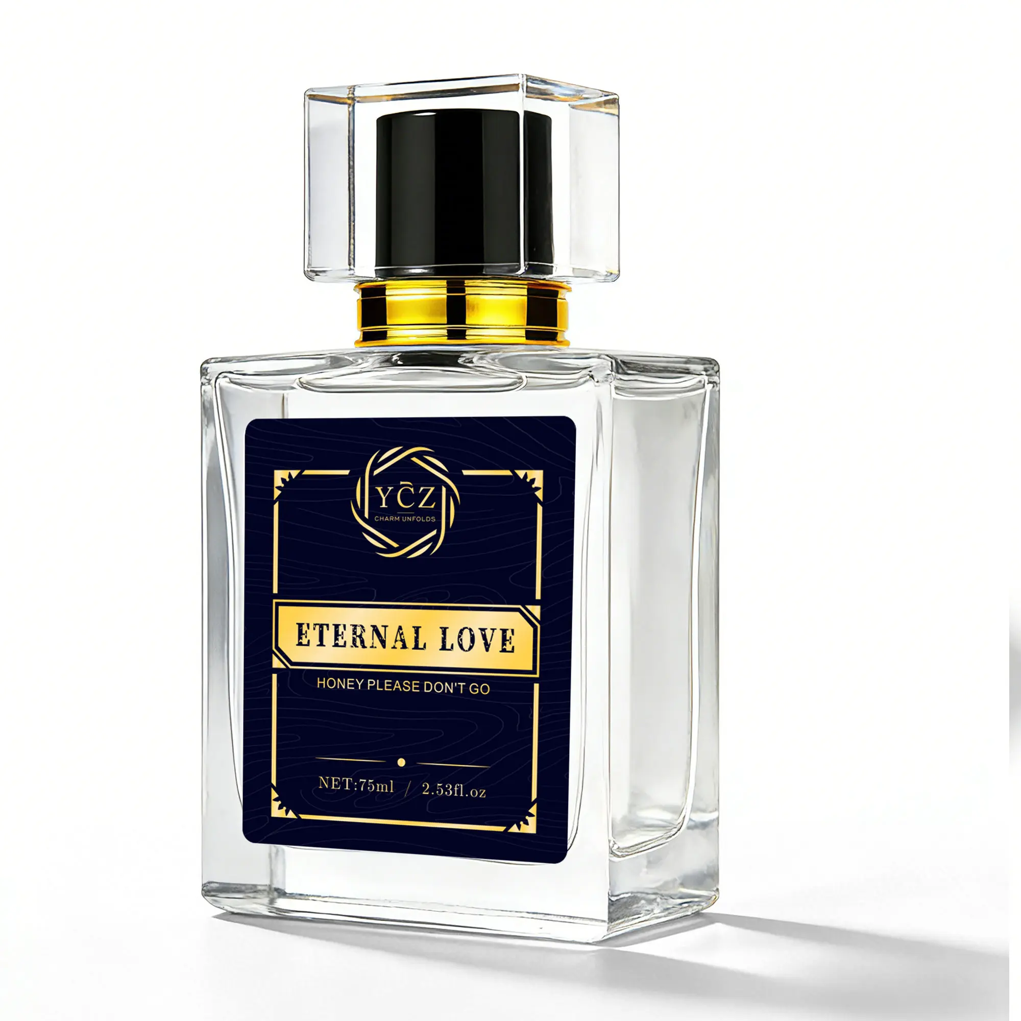 YCZ Midnight Revelry Eau de Parfum (2.6 fl oz) - Limited Edition Exotic Fougère Floral Fragrances for Men, Bold, Captivating, Long-Lasting Single Item for Dates, Evening Occasions, Inspired by Vintage Woody Aroma (Adults, 2 to 2.9 fl oz Range)