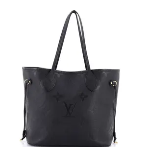 Pre-owned Louis Vuitton Leather Tote Bags REBAG Neverfull NM Tote Monogram Empreinte Giant MM by Rebag