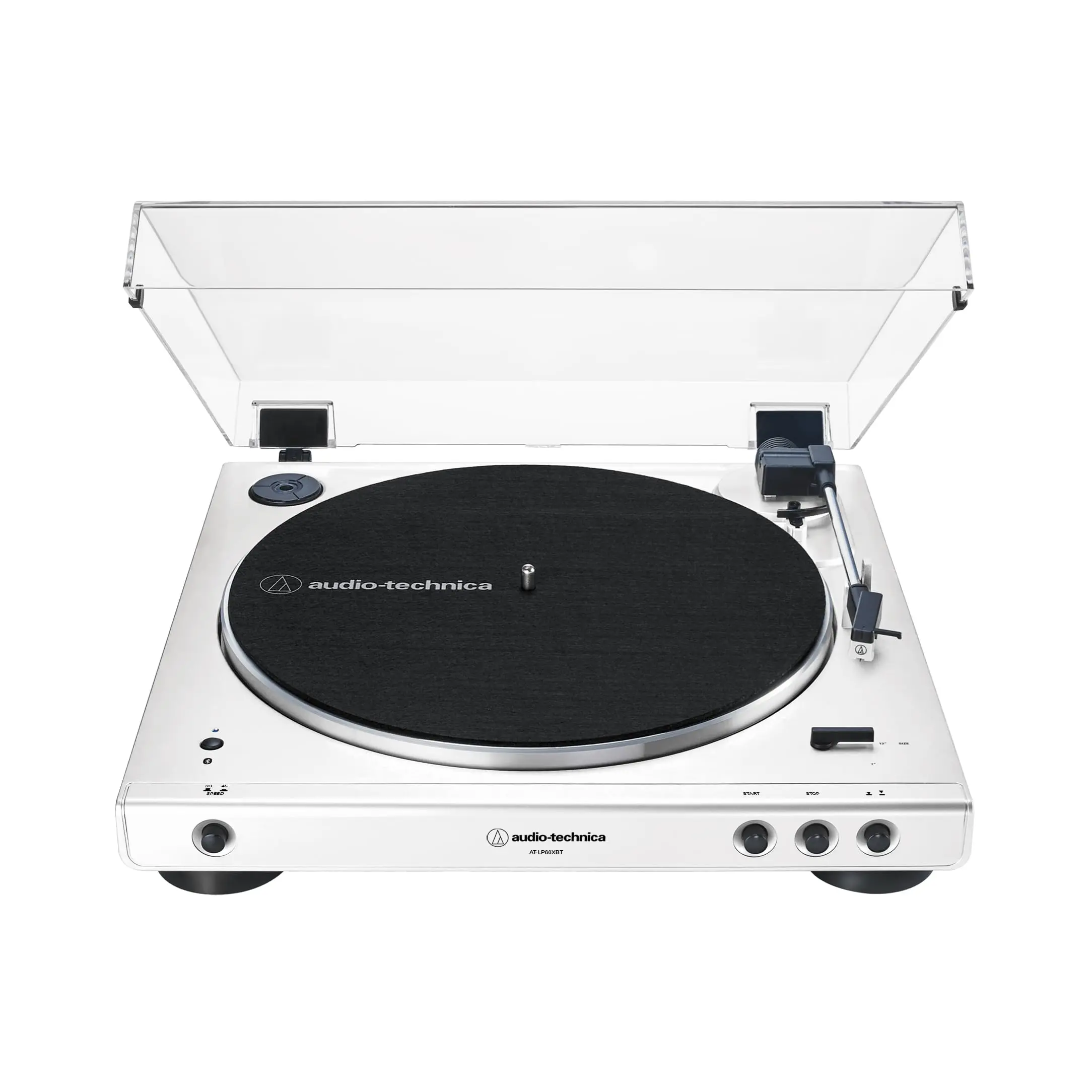 Audio-Technica AT-LP60XBT-WW Fully Automatic Record Player - High-Fidelity Audio, Wired Dual RCA, Die-Cast Aluminium, Dual Moving Magnet Phono Cartridge, Adapter Compatible