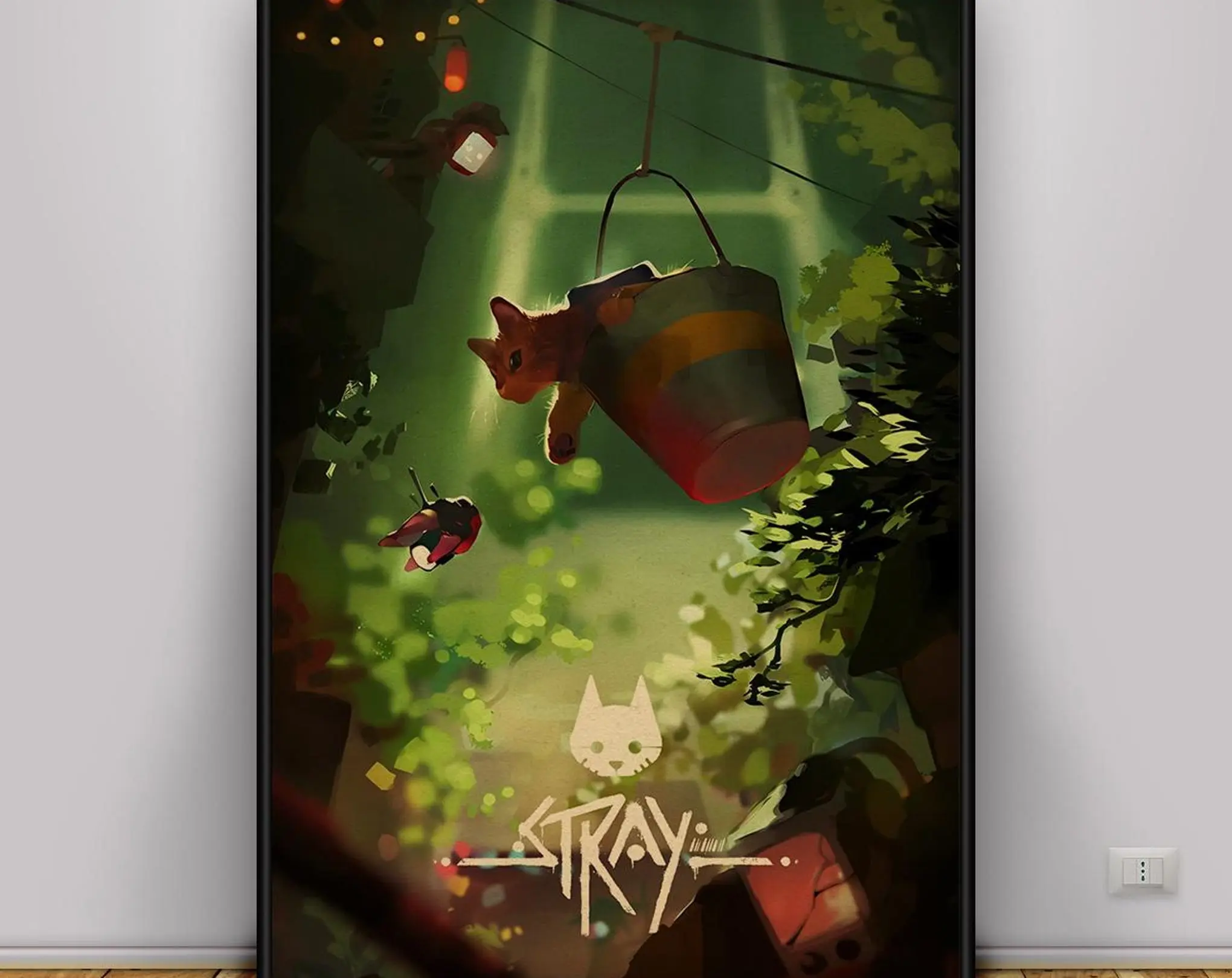 Stray Game Poster , Wall Art , Wall Prints , Home Decor , Kraft Paper Print , Gift Poster , Game Poster 45785 205