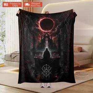 Sleep Token Srprise Blanket, Fluffy Blanket In Tiktok Shop Air-Conditioned Room Accessory, Sleep Token Flannel Throw Blanket
