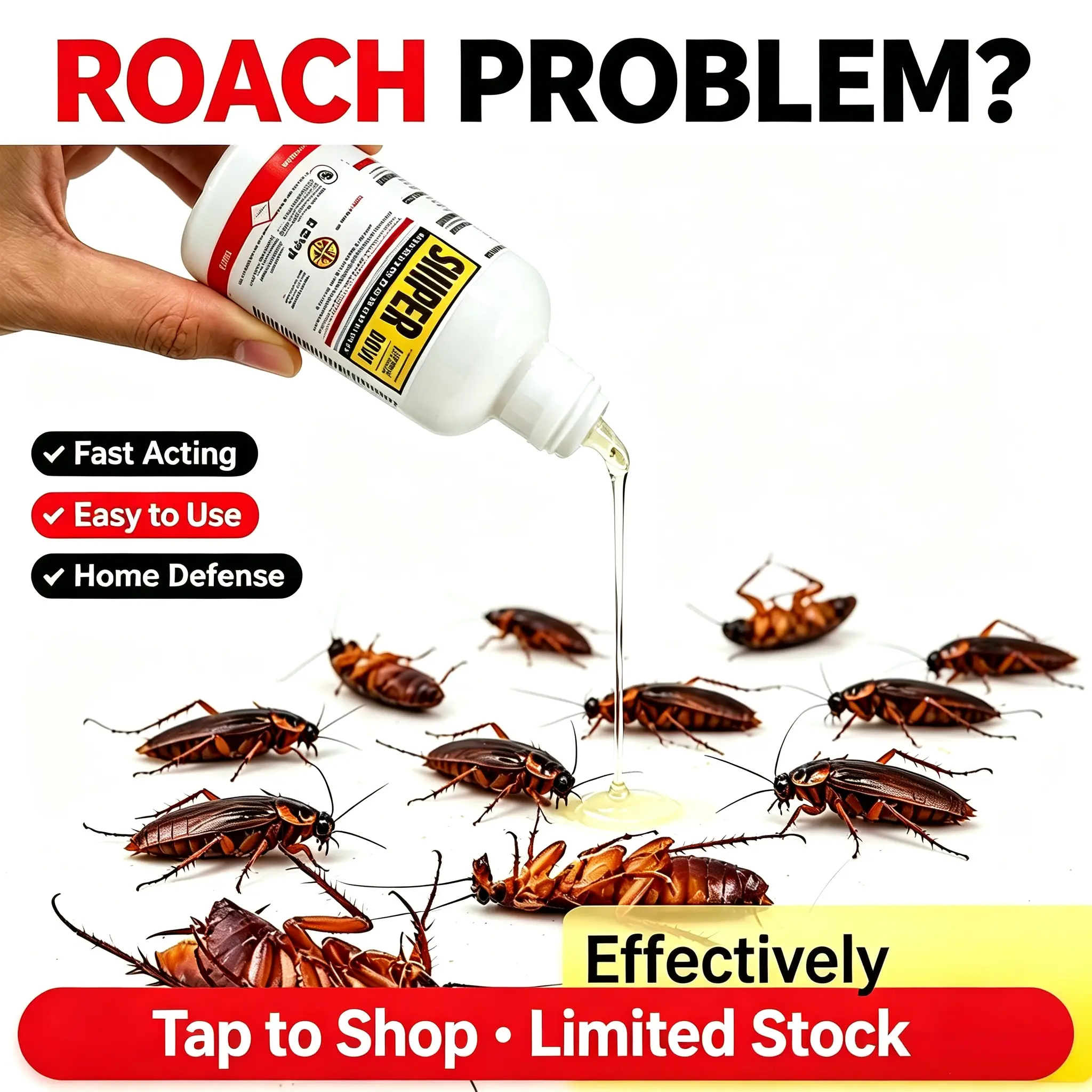 The Sniper for Roaches Safe Home Solution - Effective Cockroach Repellent for Daily Use Keeps Your Home Clean and Safe in China