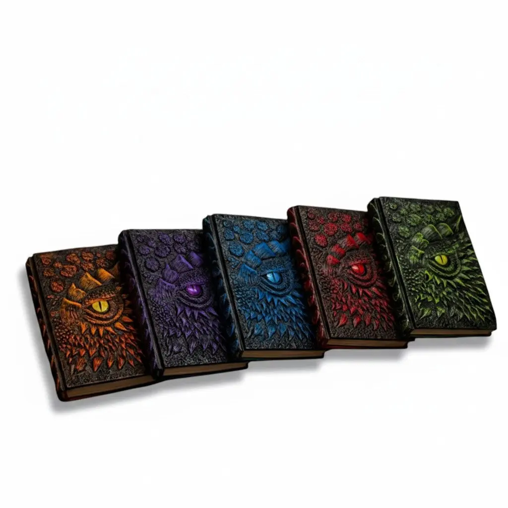Dragon Eye A5 Notebook – 3D Embossed Resin Hardcover Journal