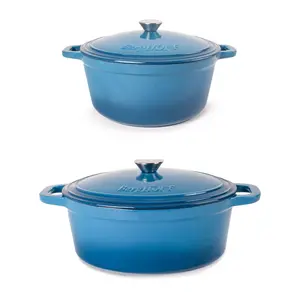 BergHOFF Neo 4pc Cast Iron Covered Dutch Oven Set
