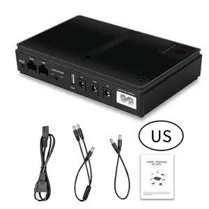 Portable Mini UPS Power Supply, Optical Router Backup Uninterruptible Power Supply, Charger Cell Phone DC UPS