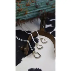 THE LUCKY STIRRUP NECKLACE Horse Jewelry Horse Pendant