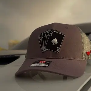 Barajas Hat - Poker Design, Dark Gray Color, Adjustable Fit, Ideal for Casual Wear
