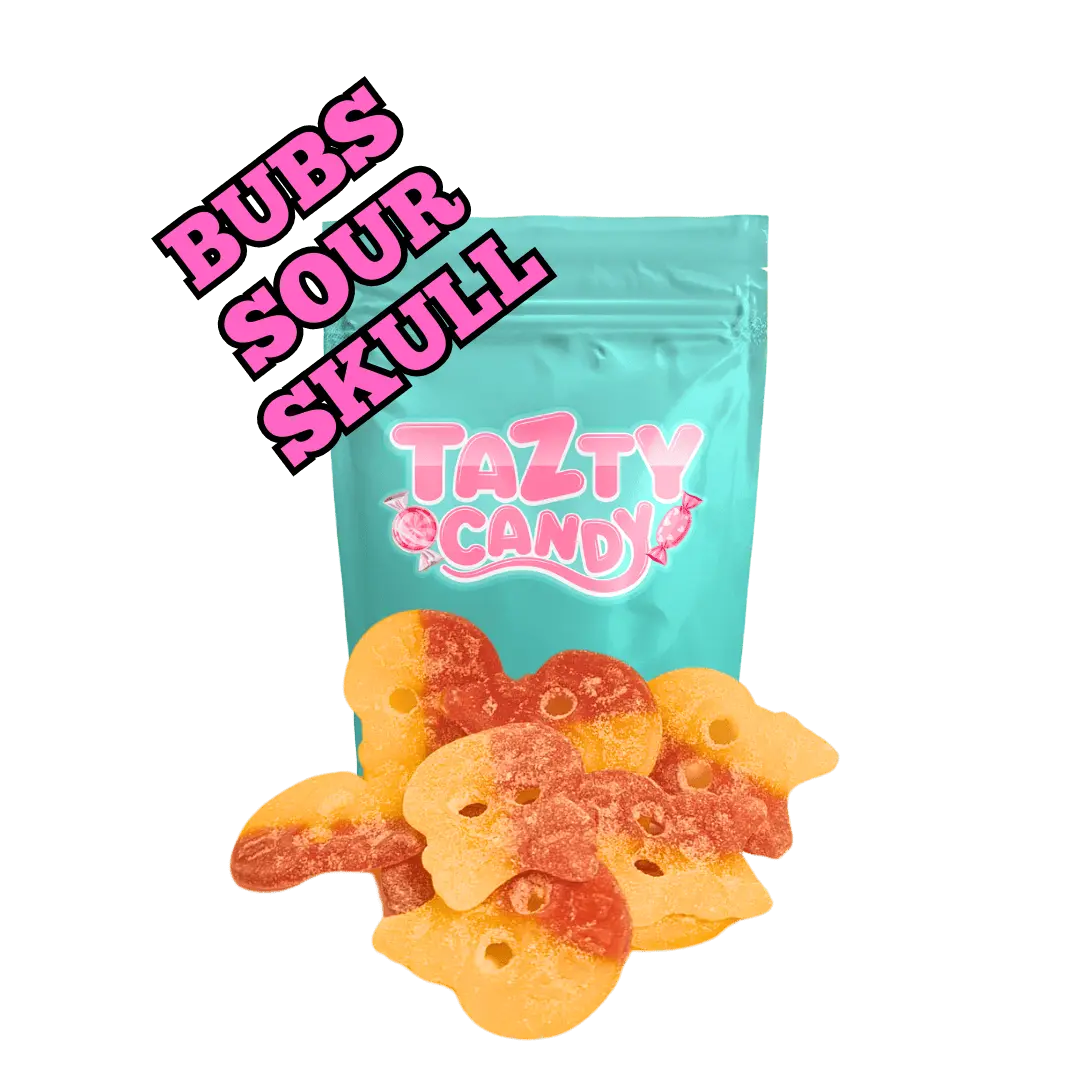 BUBS Giant Sour Skulls – Extra Big, Extra Sour!
