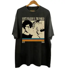 The Scott Pilgrim vs. the World Shirt, Movie Shirt, Film Shirt, Vintage Shirt, Retro Shirt, Classic Shirt, Gifts for him,, Trending T-shirt