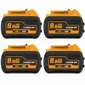 9000mAh Replacement for 20v/60v Flexvolt Battery Compatible with DCB609 DCB612 Cordless Tools