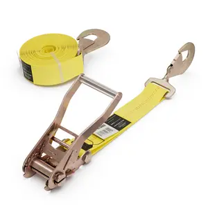 2 inch Ratchet Strap with Twisted Snap Hooks