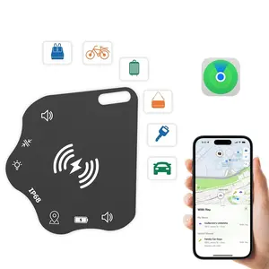 【Thin Smart Wallet Tracker Card 1/2mm】Keychain Finder Compatible with Apple Find My Network (iOS Only) – Real-Time Tracking Tag for Suitcases, Work Badges, Cars, Bicycles & Valuables