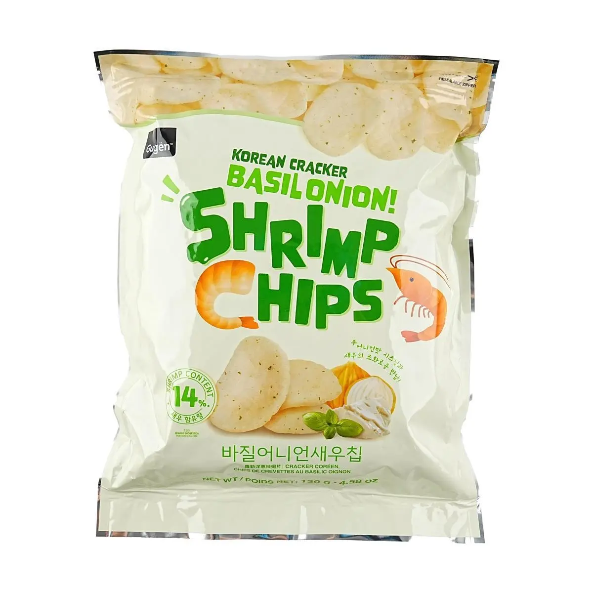 Gugan Onion Flavored Shrimp Chips 4.59 oz Gugan Onion Flavored Shrimp Chips 4.59 oz