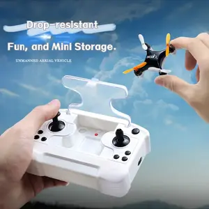 Mini Flying Toy Beginner-Friendly Toy RC Airplane with One-Touch Takeoff/Landing, Hover, Spin & 360° Flips