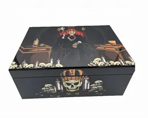 The Darkness - Humidecor Humidor | Artist-Designed Cigar Box with Spanish Cedar Lining