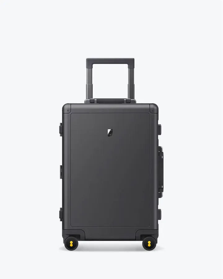 Gibraltar Aviation Grade Aluminum Carry-On Luggage, 360° Rotation Design, Ideal for International Travel, Aero Lightweight Luggage, Aviation Grade Carry-On Luggage