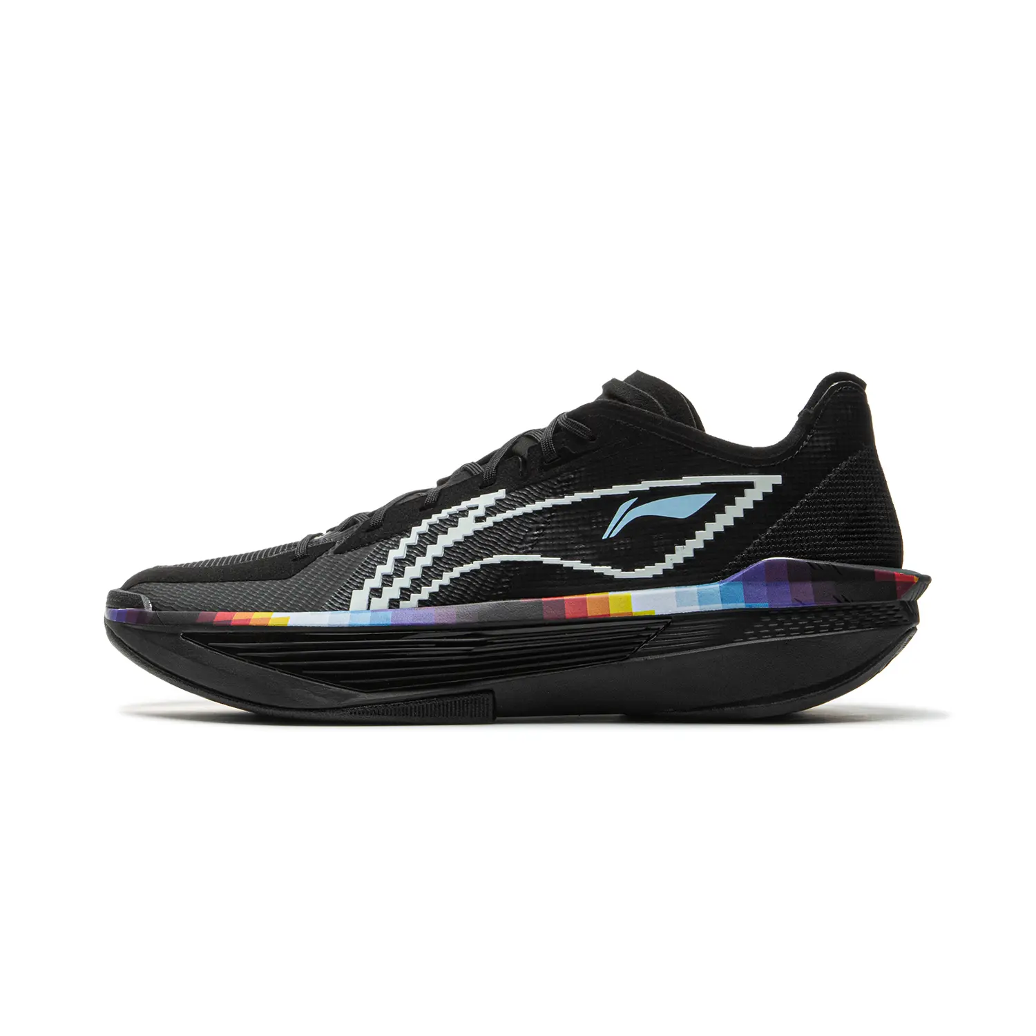 LiNing ULTRALIGHT 2025 Pixel Basketball Shoes for Men with Bounse Technology, Lightweight Support, and Traction Trending Shoes, House White Official Shoes to Get / Maison Mihara Booming Foam Booming Midsole