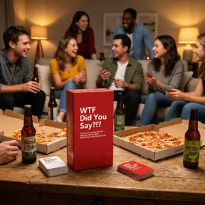 WTF Did You Say Viral Party Card Game Hilarious Group Game Night Fun for Friends Social Icebreaker Trending Tabletop Game Must Have