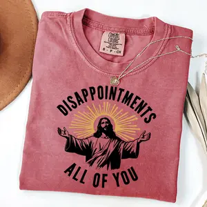 Comfort Colors Disappointments All of You Shirt, Christian Humor T-shirt, Jesus Meme Shirt, Spiritual Sarcasm Shirt, Funny Religious Tee