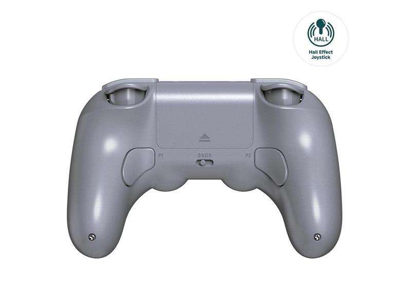 8Bitdo Pro 2 Bluetooth Wireless Gaming Controller with Hall Effect Joystick Update for Switch, PC, Android, and Steam Deck & Apple - Gray