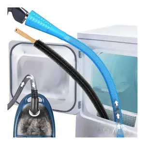 2 Pieces Dryer Vent Cleaner Kit with Brush and Vacuum Hose Attachment for Lint Remover and Power Washer