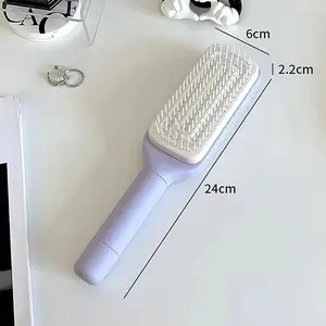 Self Cleaning Hairbrush Women Hair Brush One-Key Cleaning Hair Loss Airbag Scalp Massage Comb Anti-Static Hairbrush JCSYFAC