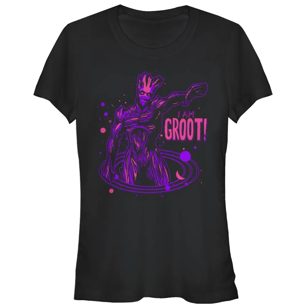 Juniors Womens Marvel Guardians of the Galaxy I am Groot T-Shirt