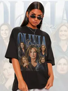 Olivia Benson Vintage T-Shirt, Law And Order SVU Homage Retro 90's Vintage Tshirt, Elliot and Olivia, Law And Order Series Top Womenswear
