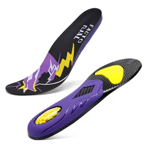 Factorial Sport Insoles - Superior Shock Absorption and Arch Support to Reduce Muscle Fatigue and Stress on Lower Body Joints for Men Size 8.5-11