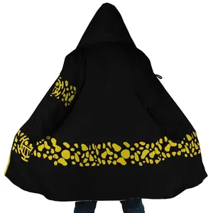 Black Trafalgar D. Water Law Punk Hazard OP Anime Cloak Coat