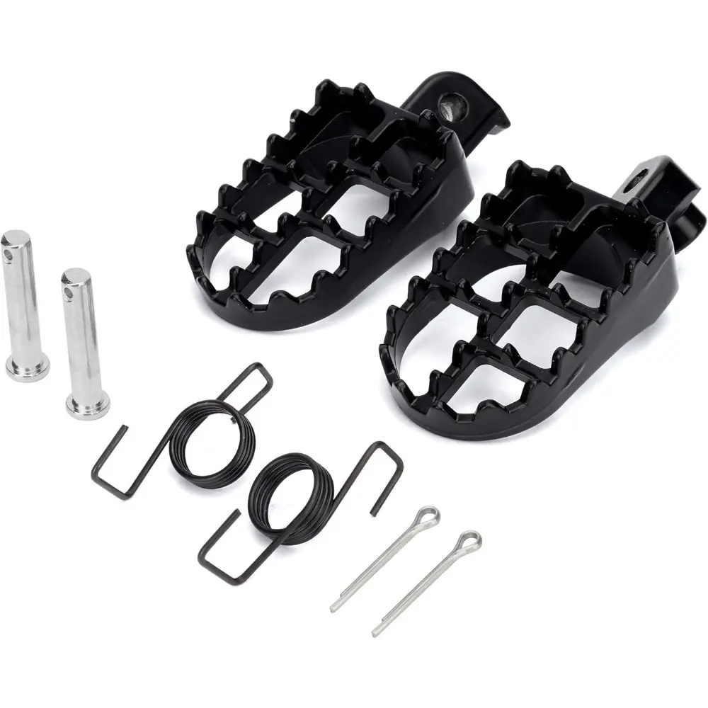 Dirt Bike Foot Pegs, Motorcycle Footpegs Pedals For 50CC,70CC,90CC,110CC,125CC, PW50,PW80,TW200,XR50R,CRF50,CRF70,CRF80,CRF100F Dirt Pit Bike