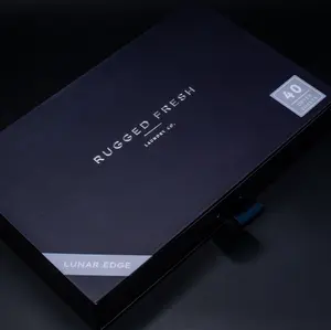 Rugged Fresh Lunar Edge Premium Drawer Box - Sleek Durable Storage Solution for Laundry Dryer Sheets Minimalist Design for Modern Men - Organiser