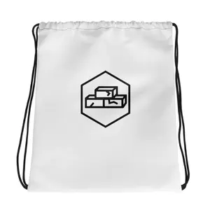 Settlers' Brick Drawstring bag