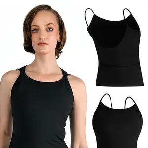 Women's Solid Tank Top, Designer Clothing, Casual Sleeveless Tank Top for Summer, Moisture-Wicking Gym Wear, Garage Tank Top, Ribbed Womenswear Fabric Comfortable Black Fit