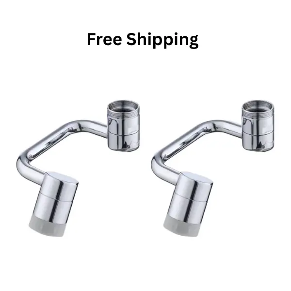 Universal Sink Faucet for Splash Reduction, 1440 ° Rotatable Faucet Aerator Extension, 1080 ° Rotating Multifunctional Faucet Extender for Bathroom Sink Kitchen