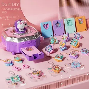 DIY Jewelry Making Kit: Rabbit Magic Box—Make Bracelets and Keychains—Creative Craft Toy for Girls, Perfect for Birthdays